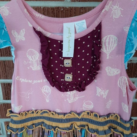 Matilda Jane Butternut tank dress with matching leggings girl size 6 - Picture 3 of 9